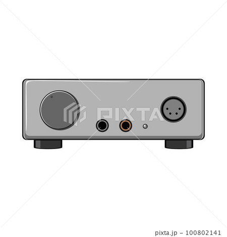 cable headphone amp cartoon vector illustration cable headphone amp cartoon vector illustration 100802141