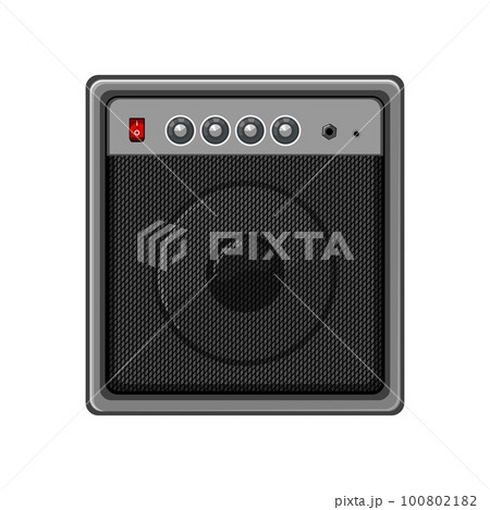 volume guitar amplifier cartoon vector illustration volume guitar amplifier cartoon vector illustration 100802182