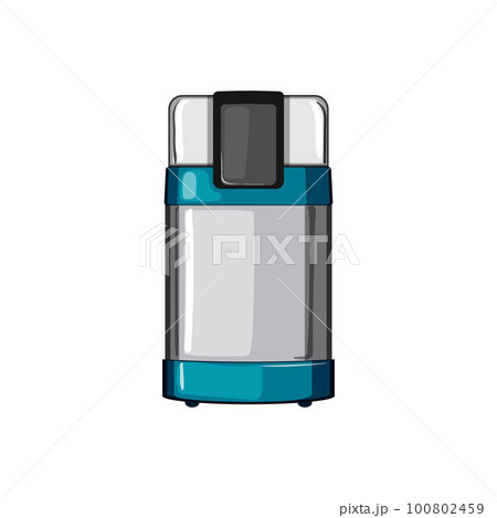 food coffee grinder electric cartoon vector illustration food coffee grinder electric cartoon vector illustration 100802459
