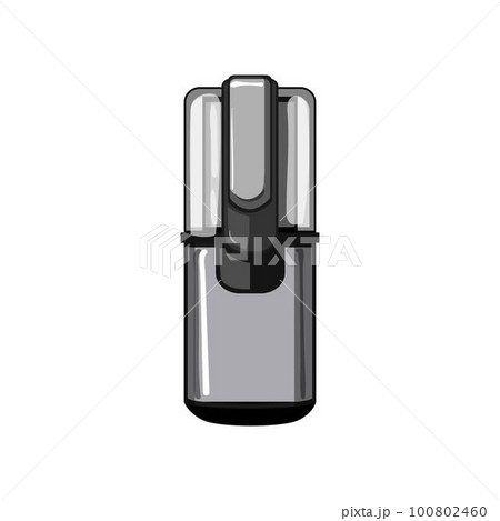 brown coffee grinder electric cartoon vector illustration brown coffee grinder electric cartoon vector illustration 100802460