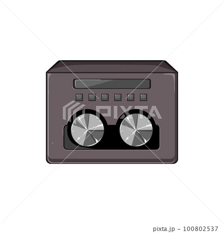 sound audio interface cartoon vector illustration sound audio interface cartoon vector illustration 100802537