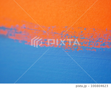 オレンジと青の背景素材・テクスチャ素材 オレンジと青の背景素材・テクスチャ素材 100804623