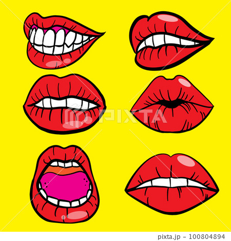 Red Lips – Hyper Real Drawing by Chris Clarke – Be △rtist – Be △rt Magazine