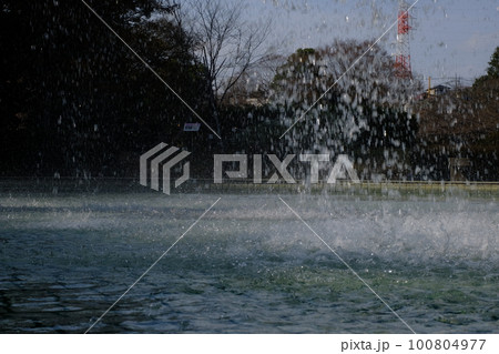 シーソー噴水のある公園 東京都町田市 芹が谷公園 シーソー噴水のある公園 東京都町田市 芹が谷公園 100804977