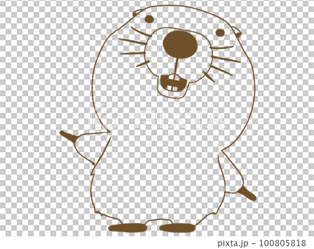 河狸微笑著引導 100805818