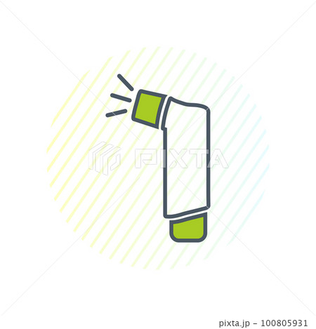 Inhaler Line Icon. Editable Vector Symbol Illustration. 100805931