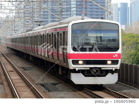 209系500番台　ケヨ34編成　京葉線　検見川浜 100805960