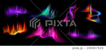 Arctic Aurora Realistic Set 100807928