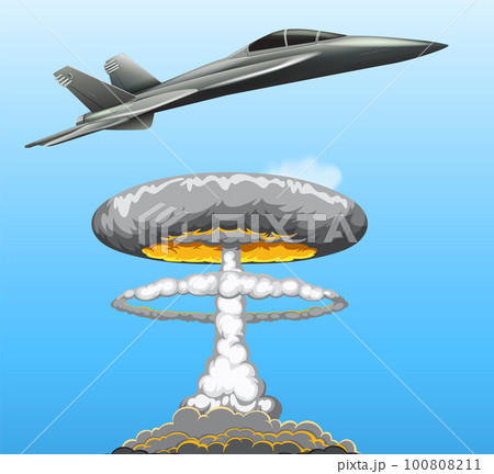 Jet Plane Flying in the Sky Jet Plane Flying in the Sky 100808211