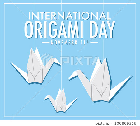 International Origami Day Logo Design International Origami Day Logo Design 100809359