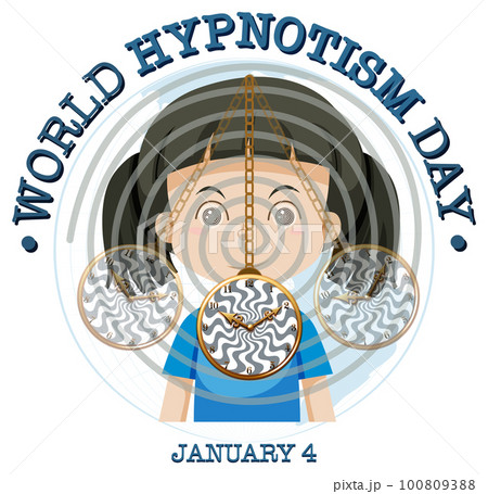 World hypnotism day January icon 100809388