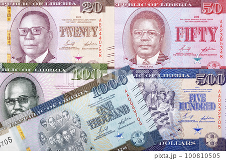 Liberian dollar - new series of banknotes 100810505