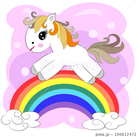 The cute magic Unicorn and fairy elements collection. The cute magic Unicorn and fairy elements collection. 100812472