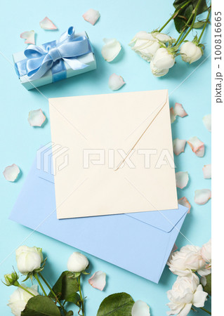 Concept of greeting, 8 march, Women's day, space for text 100816665