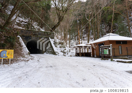 伊豆山稜線歩道旧天城トンネル 伊豆山稜線歩道旧天城トンネル 100819815