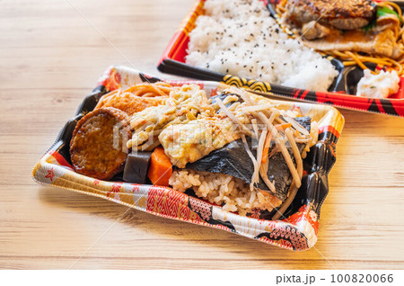 かしわご飯ののり弁風 かしわご飯ののり弁風 100820066