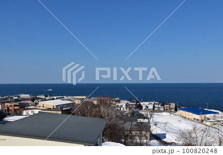 3月の増毛の風景 北海道 3月の増毛の風景 北海道 100820248