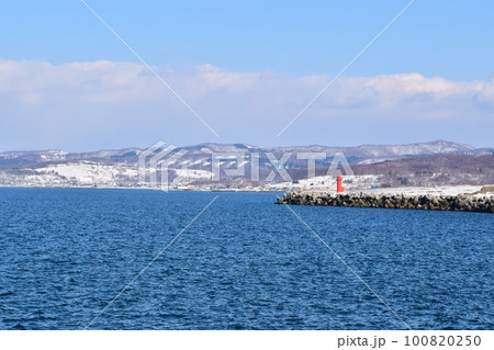 3月の増毛の風景　北海道 100820250