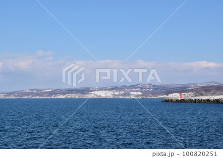 3月の増毛の風景　北海道 100820251