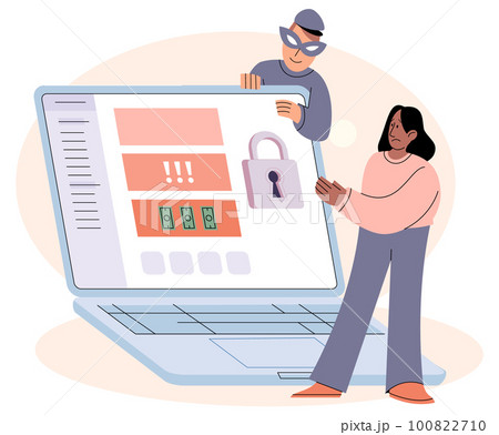 Hacker attack protection, internet security concept. Secure data management and protect information Hacker attack protection, internet security concept. Secure data management and protect information 100822710