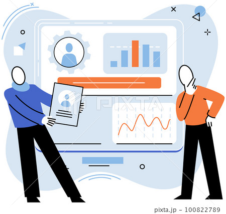Employee performance evoluation, analysis of effectiveness of professional activity, success advance Employee performance evoluation, analysis of effectiveness of professional activity, success advance 100822789