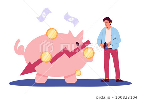 Financial crisis, businesman fail in bussines bankruptcy Financial crisis, businesman fail in bussines bankruptcy 100823104