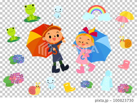 AS梅雨素材 100823730