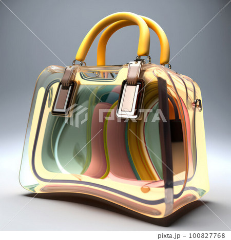 extravagant acrylic bag.image of a bag created by AI extravagant acrylic bag.image of a bag created by AI 100827768