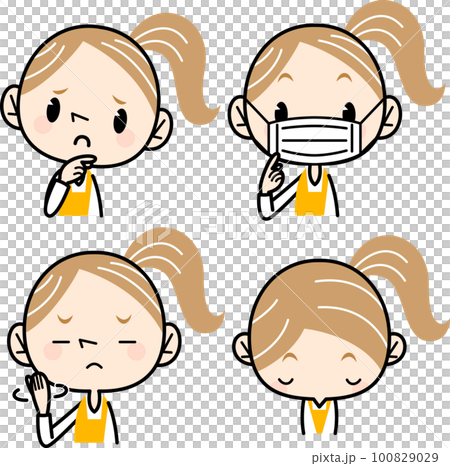 Apron woman set 5 100829029