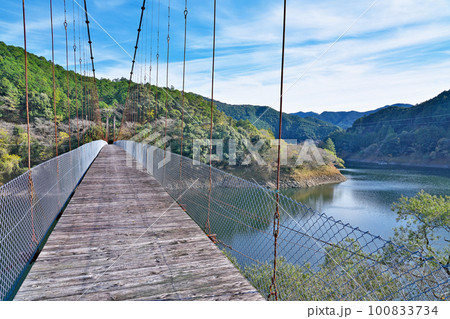 【上地橋】 和歌山県東牟婁郡古座川町佐田 100833734