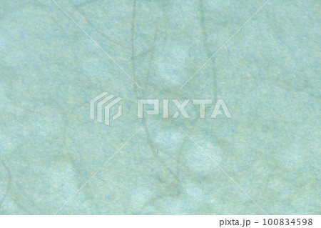 異種和紙重ねによる背景素材（水色シリーズ） 100834598