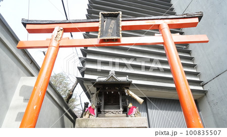 新井薬師の豊川稲荷の鳥居 100835507