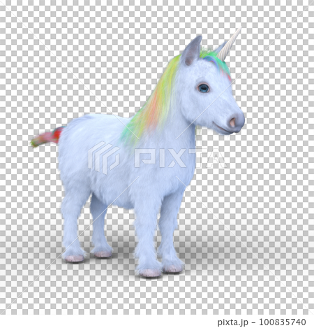 rainbow mane unicorn 100835740