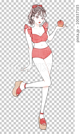 Ringo-chan - Stock Illustration [100837385] - PIXTA