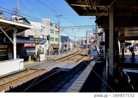 東京都葛飾区　柴又駅 100837532