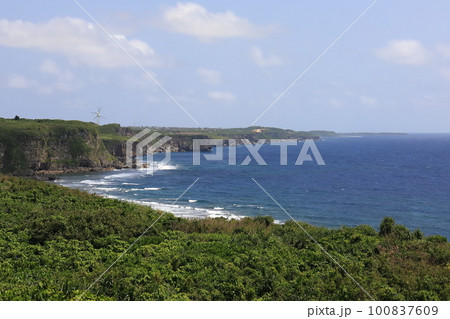 沖縄 宮古島 東平安名崎 沖縄 宮古島 東平安名崎 100837609