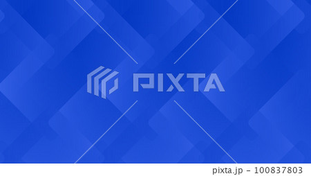 高級なブルーの抽象背景テンプレートデザイン、斜めのグラデーションライン、交差する線、ベクター 100837803