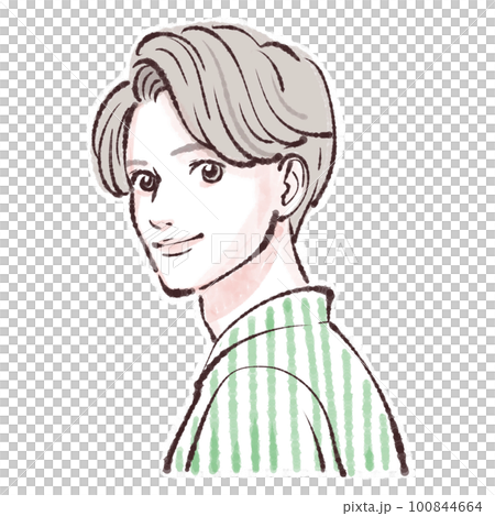 eyes, husband, fashion, T-shirt, style, hairstyle, model, student, brother, short hair, fresh, business partner 100844664