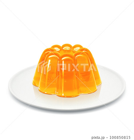 オレンジゼリー イラスト リアル オレンジゼリー イラスト リアル 100850815