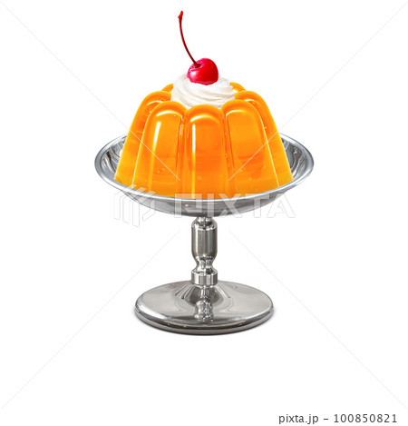 オレンジゼリー イラスト リアル オレンジゼリー イラスト リアル 100850821