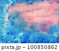 abstract textural background with deep blue and pink paint 100850862