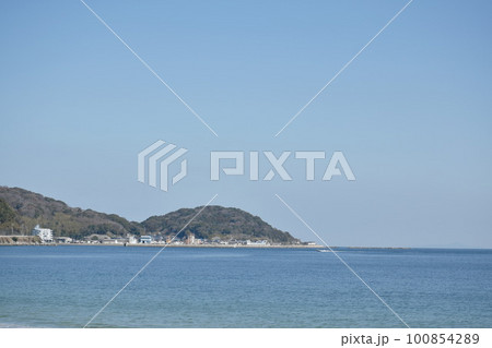 beach landscape at couple rock Meotoiwa for lover with white column on beach in Fukuoka Japan beach landscape at couple rock Meotoiwa for lover with white column on beach in Fukuoka Japan 100854289