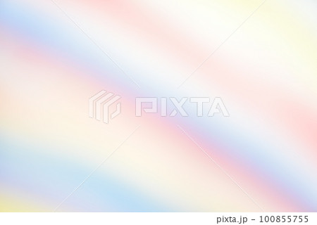 パステルカラーの虹色グラデーション 背景素材 レインボー ストライプ パステルカラーの虹色グラデーション 背景素材 レインボー ストライプ 100855755