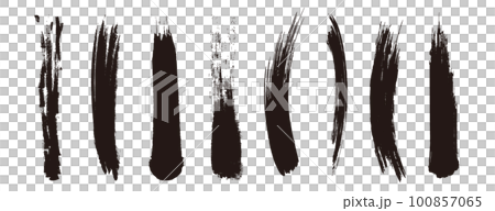 Analog touch material: brush texture ink ink brush pattern wave pattern brush handwriting material. brush stroke Analog touch material: brush texture ink ink brush pattern wave pattern brush handwriting material. brush stroke 100857065