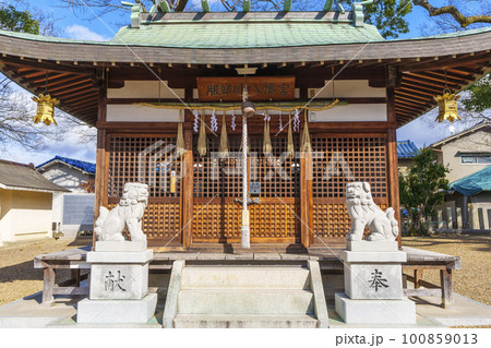 服部川八幡宮（大阪府八尾市服部川） 100859013
