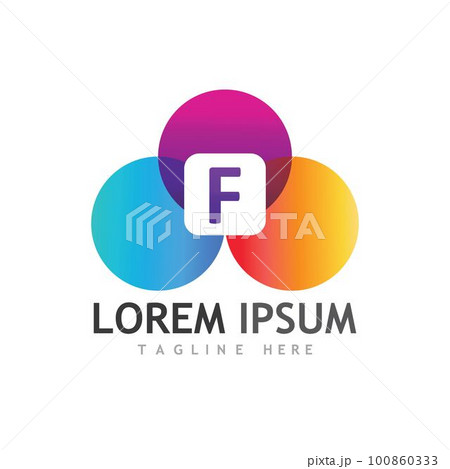 F Letter vector icon F Letter vector icon 100860333