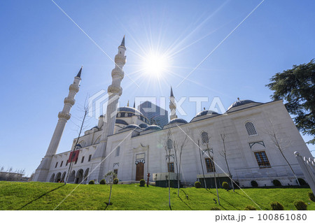 The new mosque in Tirana, Albania 100861080