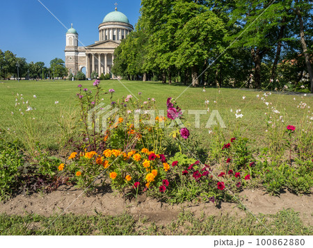 Ezstergom and szentendere in hungary 100862880
