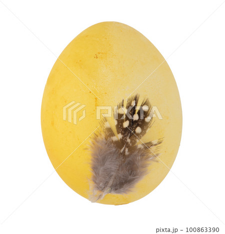 Yellow egg isolated Yellow egg isolated 100863390