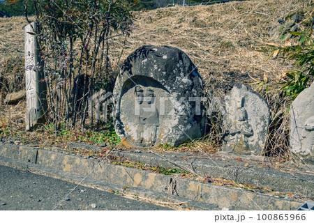 辰野町沢底の道祖神 100865966
